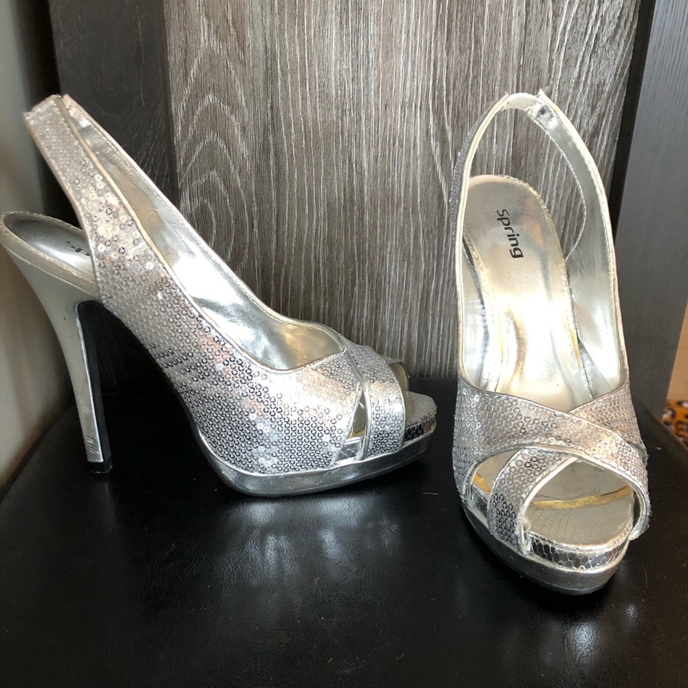 3 for 15 💕 Call it spring sequin heels